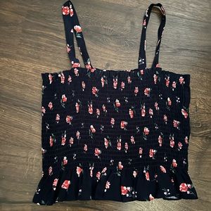 Lush Peplum Crop Tank